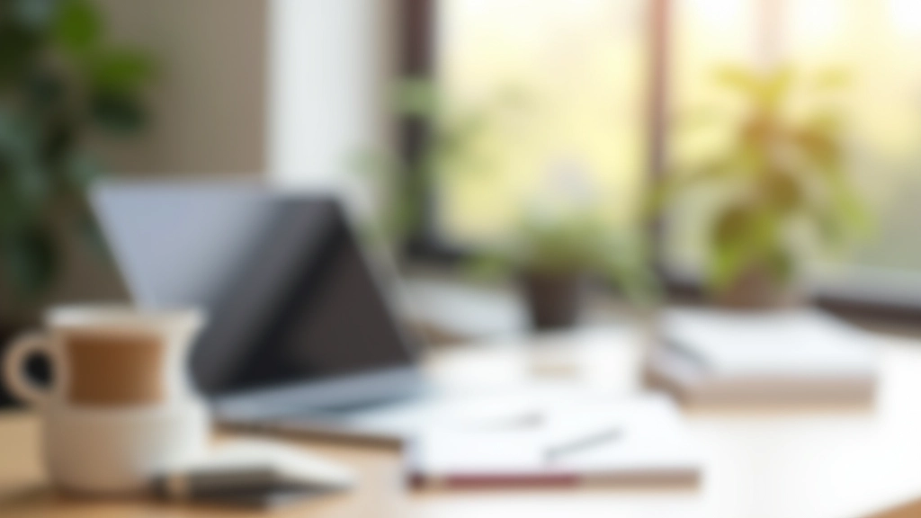 Espace de travail moderne montrant la mise en place d'une activité de vente en ligne avec ordinateur et documents