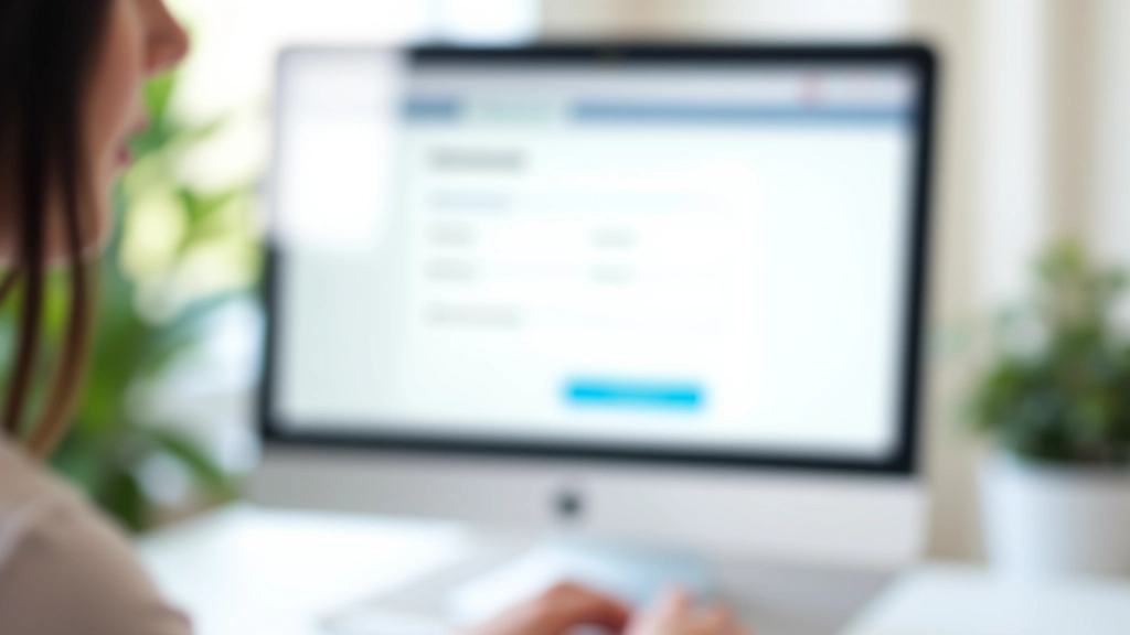 Formulaire d'inscription affiché sur un écran d'ordinateur, champs remplis correctement, processus étape par étape clair